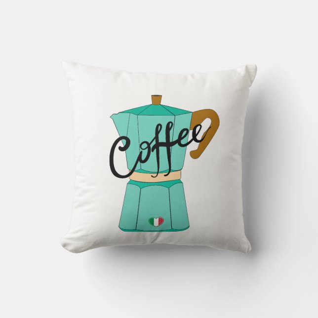 Een Italiaanse koffie moka Kussen (Voorkant)