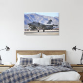 Een Italiaanse luchtmacht AMX-strijder Canvas Afdruk (Insitu (Slaapkamer))