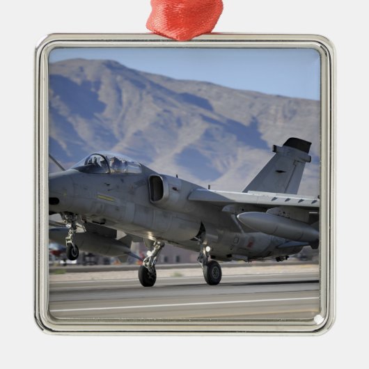 Een Italiaanse luchtmacht AMX-strijder Metalen Ornament (Voorkant)