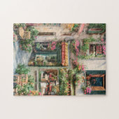 Een Italiaanse Straat Scène Ephemera Ontwerp Serie Legpuzzel (Horizontaal)