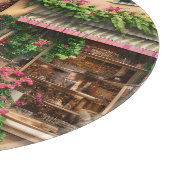 Een Italiaanse Straat Scène Ephemera Ontwerp Serie Snijplank (Hoek)