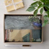 Een Italiaanse Straat Scène Ephemera Ontwerp Serie Tissuepapier (Geschenk)