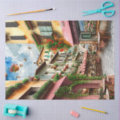Een Italiaanse Straatscène Ephemera Design Serie 1 Tissuepapier (Craft)