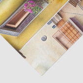 Een Italiaanse Straatscène Ephemera Ontwerp Serie Tissuepapier (Detail)