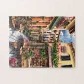 Een Italiaanse Street Scene Ephemera Design Series Legpuzzel (Horizontaal)