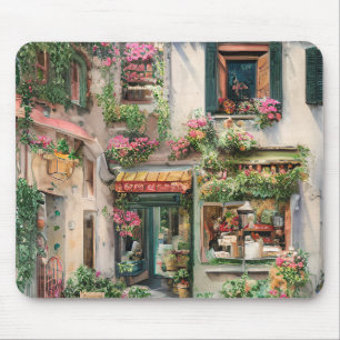 Een Italiaanse Street Scene Ephemera Design Series Muismat