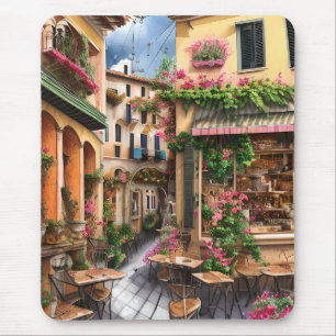Een Italiaanse Street Scene Ephemera Design Series Muismat