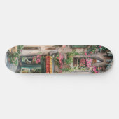 Een Italiaanse Street Scene Ephemera Design Series Persoonlijk Skateboard (Horizontaal)