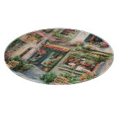 Een Italiaanse Street Scene Ephemera Design Series Snijplank (Hoek)