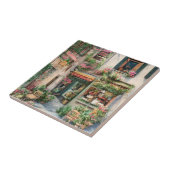 Een Italiaanse Street Scene Ephemera Design Series Tegeltje (Zijkant)