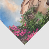 Een Italiaanse Street Scene Ephemera Design Series Tissuepapier (Detail)