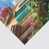 Een Italiaanse Street Scene Ephemera Design Series Tissuepapier (Detail)