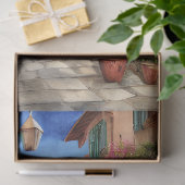 Een Italiaanse Street Scene Ephemera Design Series Tissuepapier (Geschenk)