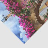 Een Italiaanse Street Scene Ephemera Design Series Tissuepapier (Detail)