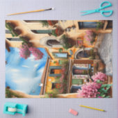 Een Italiaanse Street Scene Ephemera Design Series Tissuepapier (Craft)