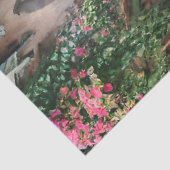 Een Italiaanse Street Scene Ephemera Design Series Tissuepapier (Detail)