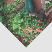 Een Italiaanse Street Scene Ephemera Design Series Tissuepapier (Detail)