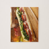 Een Italiaanse sub-sandwich met 2 Legpuzzel (Verticaal)