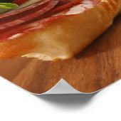 Een Italiaanse sub-sandwich met 2 Poster (Hoek)