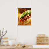 Een Italiaanse sub-sandwich met Poster (Keuken)