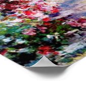 Een Italiaanse tuin - William Merritt Chase Poster (Hoek)