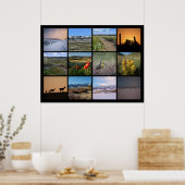 Een jaar aan de voet van Casper Mountain 2024 Poster (Keuken)