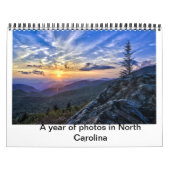 Een jaar afbeelding uit North Carolina Kalender (Hoes)