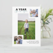 Een jaar als geen ander | Nieuwjaarsvakantie-fotok Kaart (Staand voorkant)