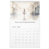Een jaar ballet inspiratie kalender (Jan 2026)