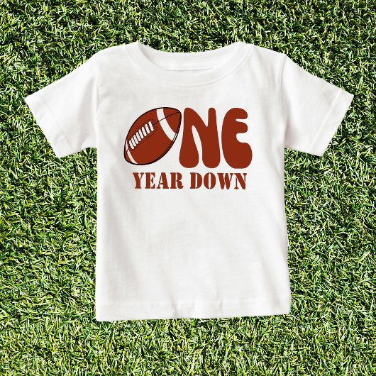 Een jaar down Football Verjaardag Shirt