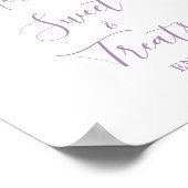 Een jaar Fluttered Butterfly Birthday Sweet Treat Poster (Hoek)