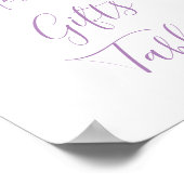 Een jaar Fluttered Butterfly verjaardagscadeaus ta Poster (Hoek)