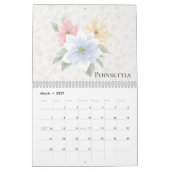 Een jaar in bloei: esthetisch bloemengeschenk kalender (Mar 2027)