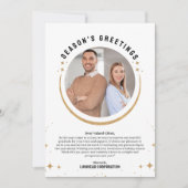 Een jaar in de Review Business Christmas Kaart (Voorkant)