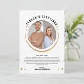 Een jaar in de Review Business Christmas Kaart (Staand voorkant)