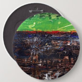 "Een jaar in land" Abstracte art Button (Voorkant /achterkant)