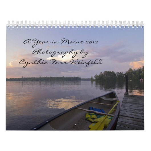 Een jaar in Maine 2012 Kalender (Hoes)