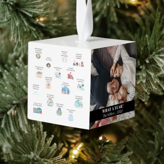 Een jaar in review 2020-keepaardfoto decoratie (Boom)