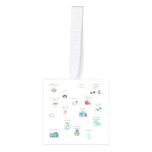 Een jaar in review 2020-keepaardfoto decoratie (Voorkant)