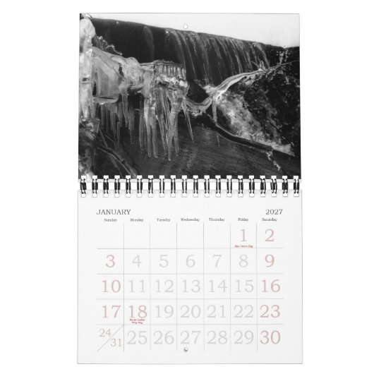 Een jaar in zwarte en witte fotografie kalender (Jan 2027)