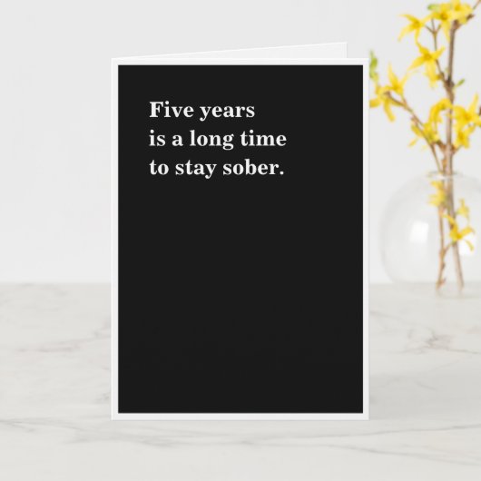 Een jaar is lang kaart (Gele Bloem)