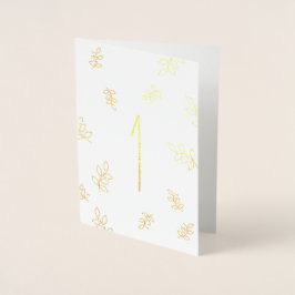 Een jaar Jubileum Folie Kaarten