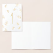 Een jaar Jubileum Folie Kaarten (Display)