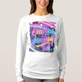 Eén Jaar Jubileum Lange Mouwen Top