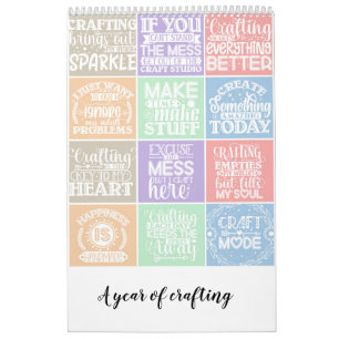 Een jaar knutselen kalender