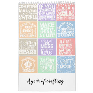 Een jaar knutselen kalender