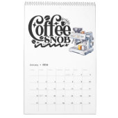 Een jaar koffie inspiraties kalender (Jan 2026)