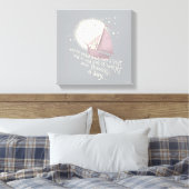 Een jaar lange reis met Max Canvas Afdruk (Insitu (Slaapkamer))