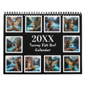 Een jaar met de Tawny Fish Owl 20XX Kalender (Hoes)