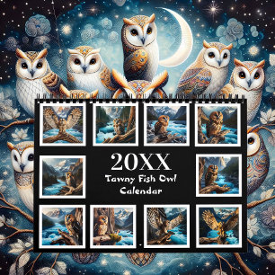 Een jaar met de Tawny Fish Owl 20XX Kalender